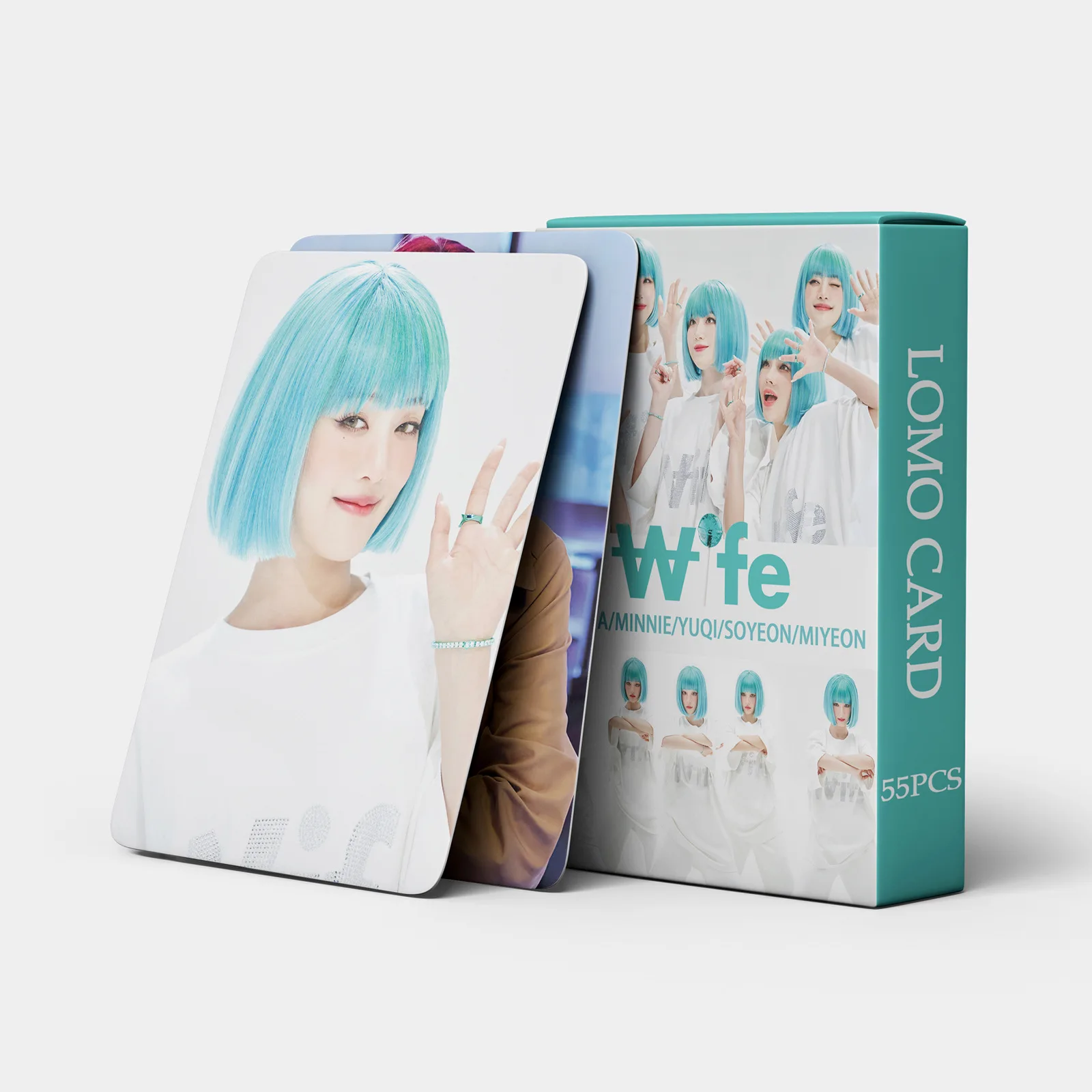 

55pcs/BoxKpop GIDLE New Song Wife Photocards MIYEON MINNIE SOYEON Single lomo cards for boys girls gifts