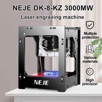 NEJE 3000mW 레이저 조각기 445nm 목재 라우터 데스크탑 레이저 프린터 절단기 NEJE 스캐너 무선 DIY 생성