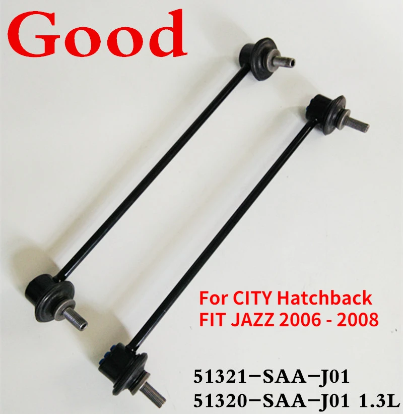 CAPQX 2PCS Front Stabilizer Link Suspension Sway Bar For CITY Hatchback FIT JAZZ 2006 2007 2008 GD1 GD3 1.3 1.5 Right & Left