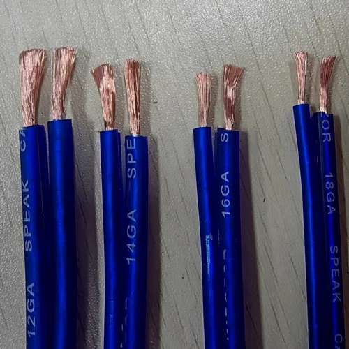 Imagen 2 del producto 1 metro 5 metros 18GA 16GA 14GA 12GAMatte Cable de altavoz de cobre puro, Cable de Audio, Cable de altavoz, Cable de conexión de Audio