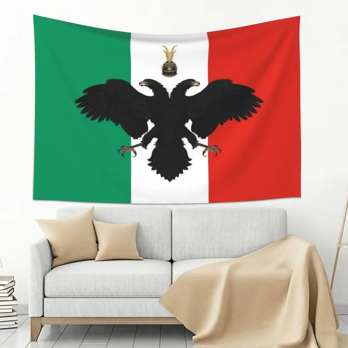 

Arbresh Albanian Italian Flag Tapestry