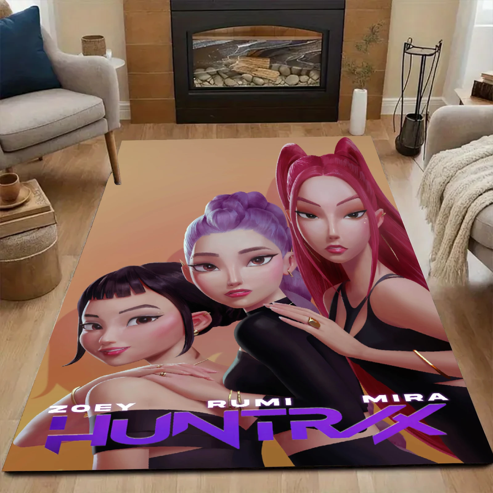 سجادة سجادة مزخرفة من شيطان هنتر لغرف المعيشة وغرف النوم والمداخل ومناطق الطعام بالإضافة إلى ساحات الباحات الخارجية والحدائق #1