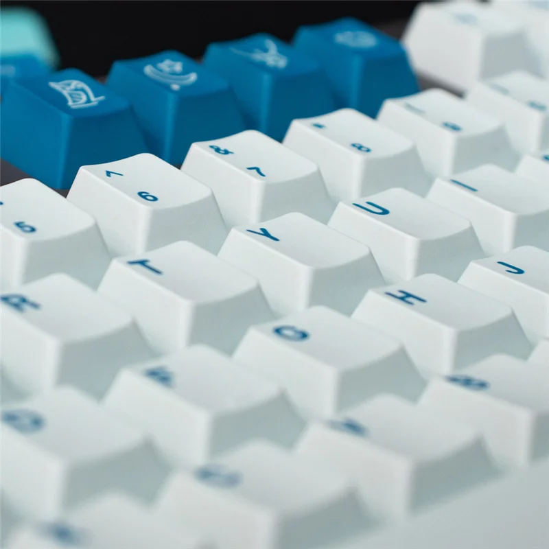 Imagem -04 - Dye Sublimation Gmk Nightlight Keycaps Perfil Cereja Pbt 23 129 Chaves Barra de Espaço 6.25u 1.75u Shift 2u Teclado Mecânico