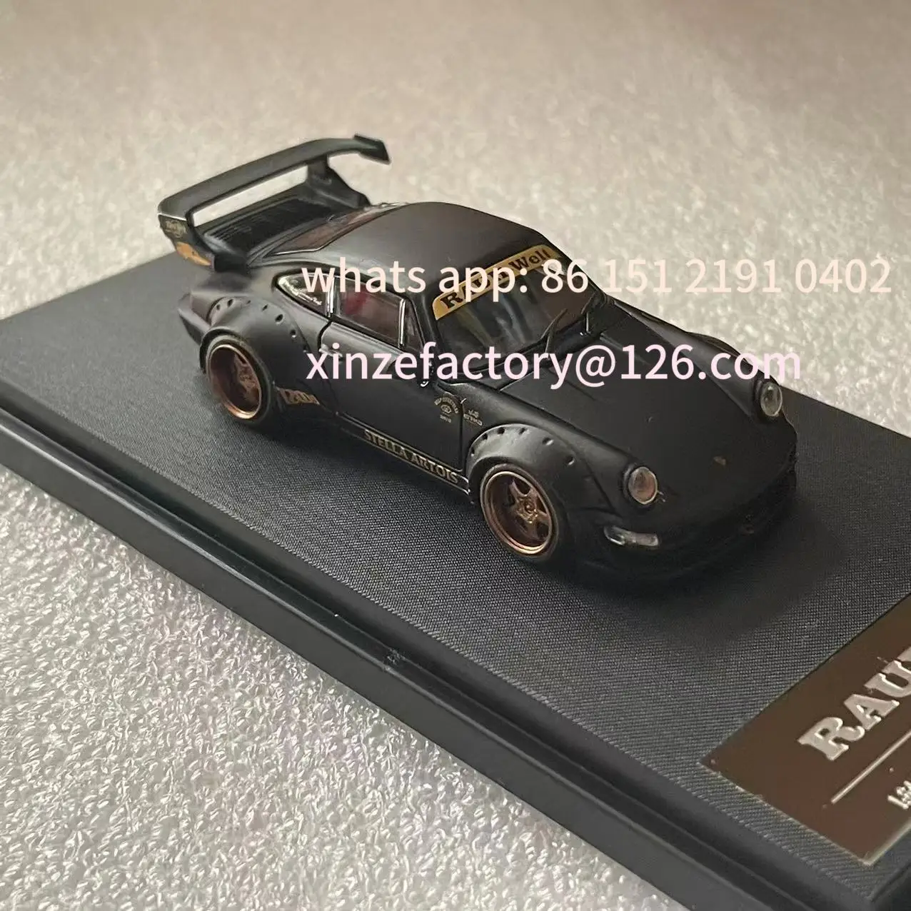 

Customizable Die-cast Metal RWB 964 Wide Body Limited Edition Toy Gift For 1:64 Alloy Racing Sports Car Model