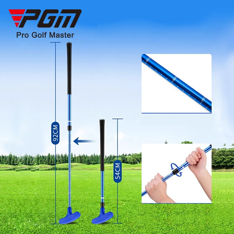 PGM regulowany miotacz golfowy dla mężczyzn i dzieci praworęczny i leworęczny dwukierunkowy mini kije golfowe trening ze stali nierdzewnej JRTUG014 — zdjęcie 4