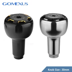 Gomexus-スピニングリールノブ,チタンノブ,Shimano stradic ci4 ultegraステラサポート,aiwa,tate,exceler lt,30mm