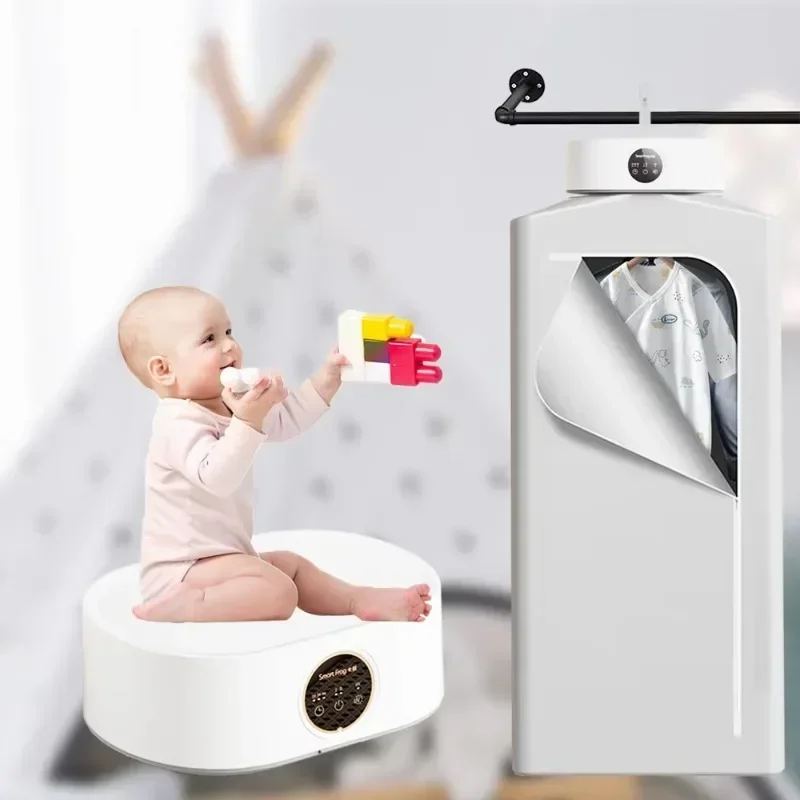 travel camping rv indoor multifunctional electric portable mini compact uv iron steam and clothes dryer machine for baby