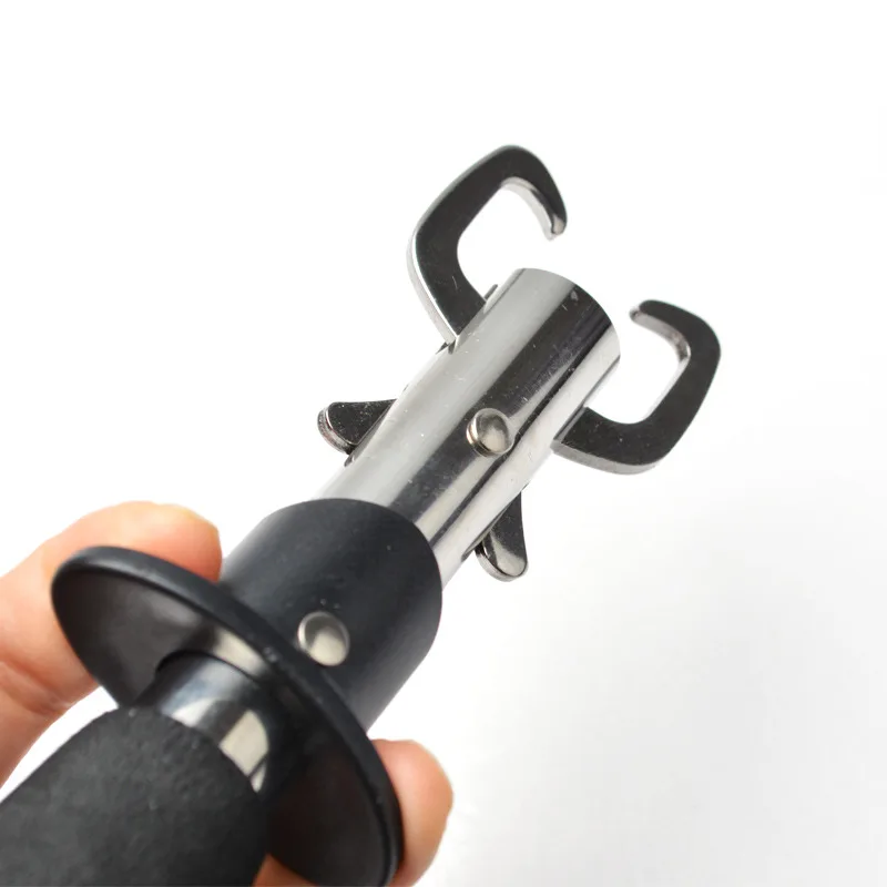 1 PCS 18cm Straight handle fishing gear fish control device + 12.5cm small luya pliers stainless steel set combination