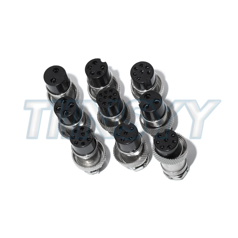 1Set GX16 2PIN 3PIN 4PIN 5PIN 6PIN 2/3/4/5/6/7/8/9 Pin Male & Female 16mm Metal Circular Aviation Connector Socket Plug