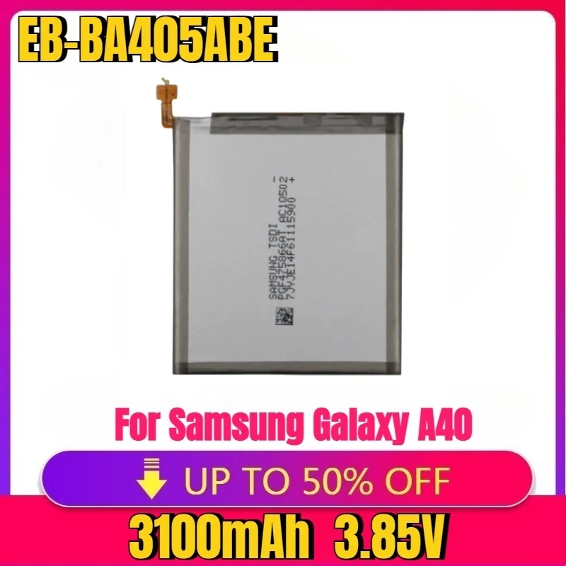 

New High quality EB-BA405ABE EB-BA405ABU 3100mAh Battery For Samsung Galaxy A40 2019 SM-A405FM/DS A405FN/DS GH82-19582A