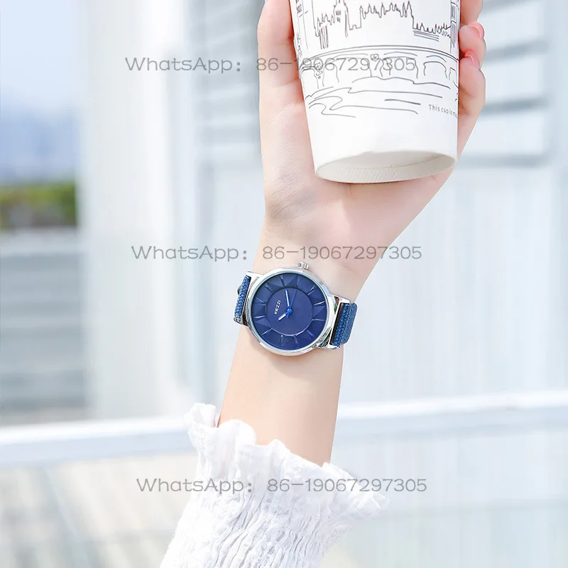 Reloj cuarzo esfera grande moda mujer - usage example