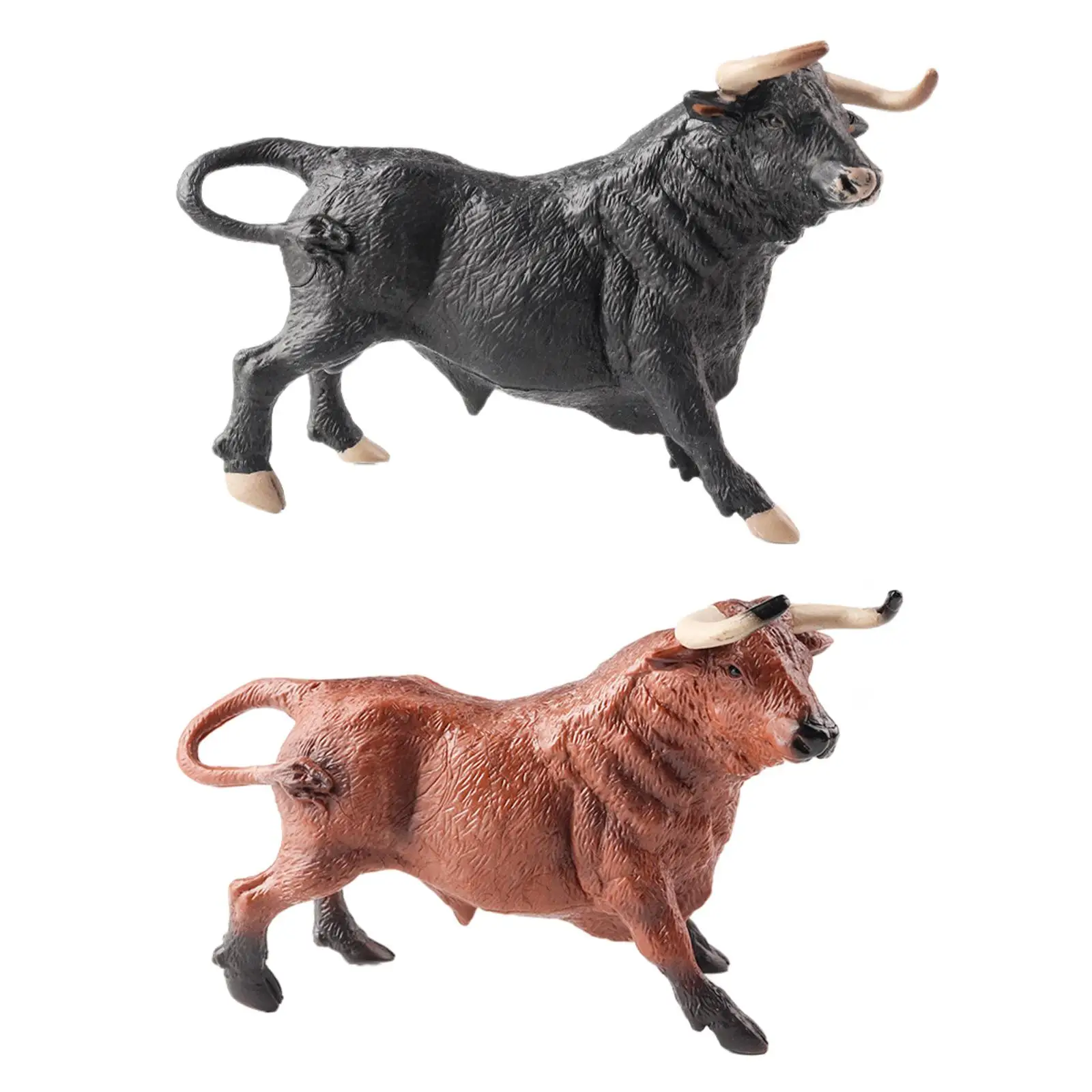 Animals Figure Spanish Bullfighting Figurines Decorative Kids Collections Gift Realistic for Children Kids Party Supplies Gift