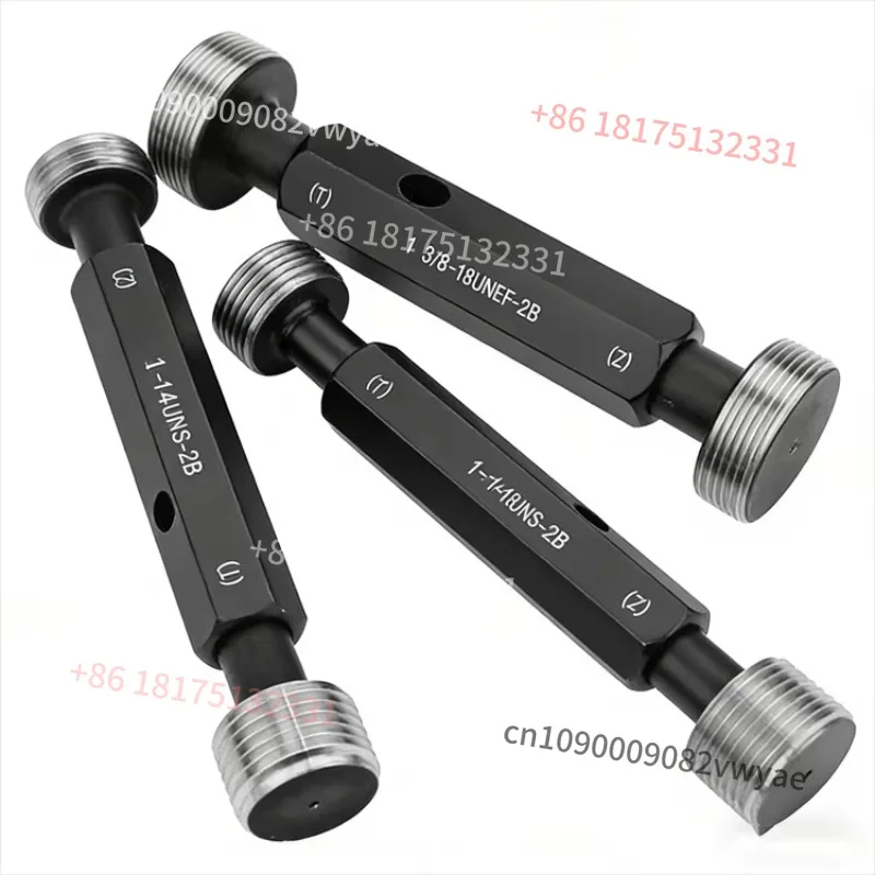 NPT Taper Pipe Thread High Accuracy GCr15 Material Plug Gauge Measuring Tool Go No Go Ring Gauge 1/16 1/8 1/4 1/2 3/4 for Moulds