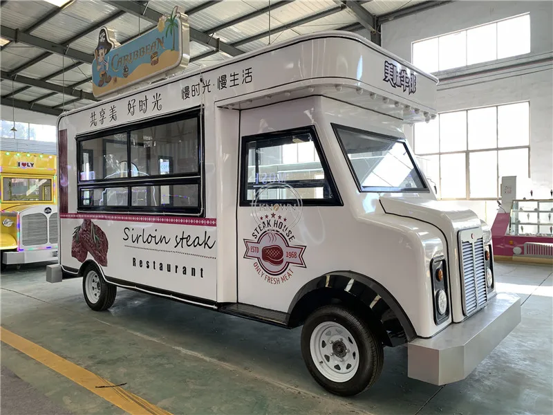 OEM Electric Fast Travel Trucks Ice Cream Food Cart Hot Dog Cart Coffee Van Truck Kiosk Food Truck For Sale In Usa