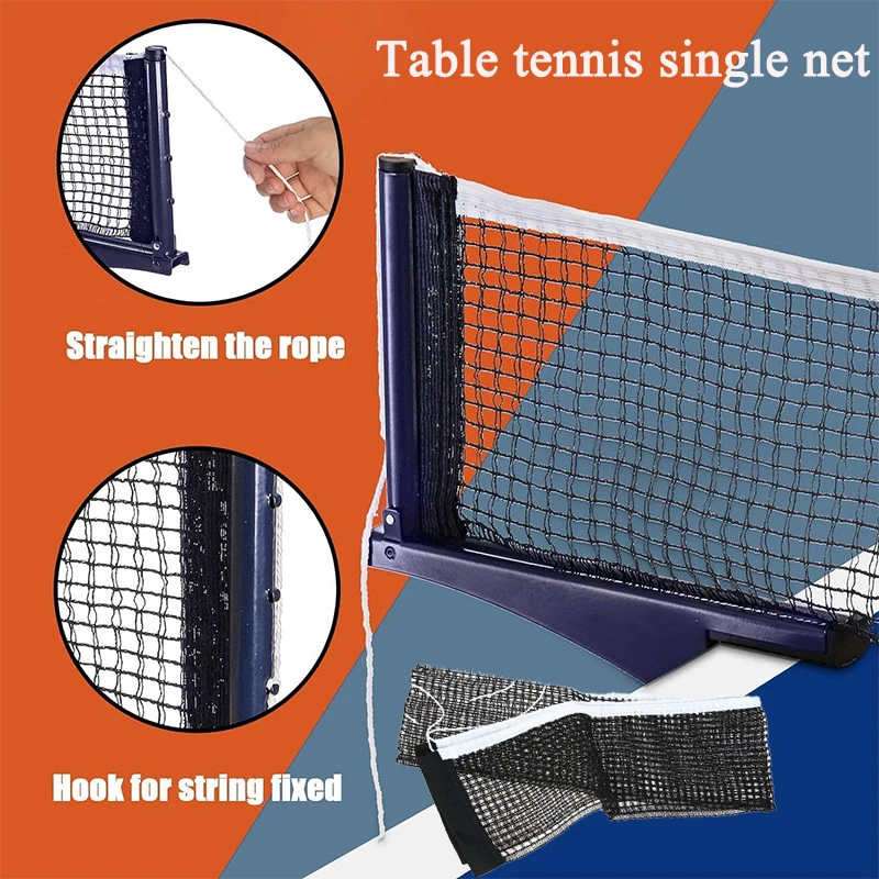 

Portable Table Tennis Net Plastic Strong Mesh Standard Ping Pong Ball Net Easy Installation for Indoor Outdoor Use for PingPong