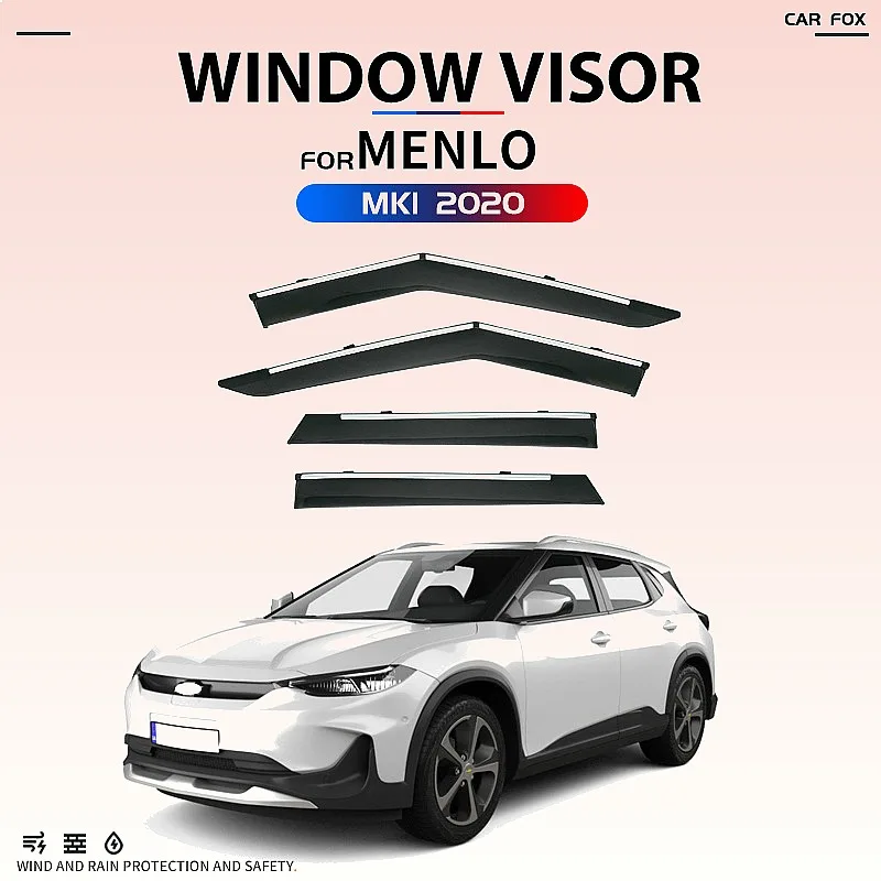 

For Chevrolet MENLO 2020 Window Visor Rain Sun Shade Car Awning Windshield Side Deflector Auto Accessories