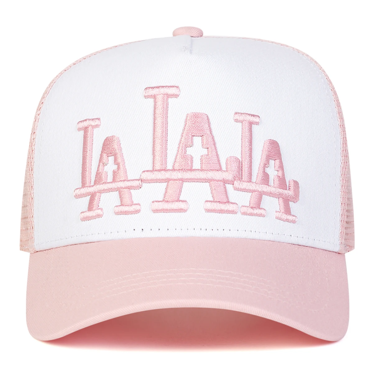 للجنسين LA الصليب التطريز قبعات البيسبول صافي الربيع والصيف في الهواء الطلق قابل للتعديل قبعات عادية واقية من الشمس قبعة قبعة رياضية