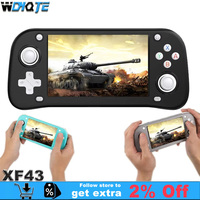 XF43 Retro Handheld Game Console Open Source 4.3 inch Linux System Gaming Players Portable Pocket Hand Game Video Devices Player