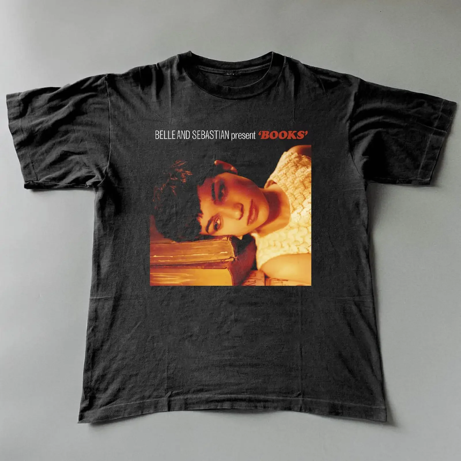 Books Camicia EP di Belle e Sebastian in cotone nero S 5XL CL537 vintage Washed Unisex Stylish Soft Stretched Slightly fashion