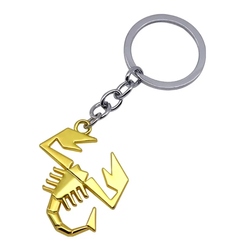 Metal Styling Key Ring Keychain Holder Auto Accessories For Fiat Abarth 500 600 500c Aegea Doblo Panda Tipo Punto Stilo Bravo