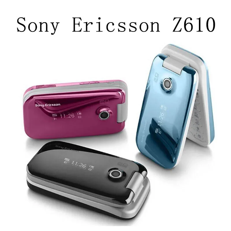 Unlocked Original Sony Ericsson Z610 Z610i Mobile Phone GSM 3G Flip Cell phone