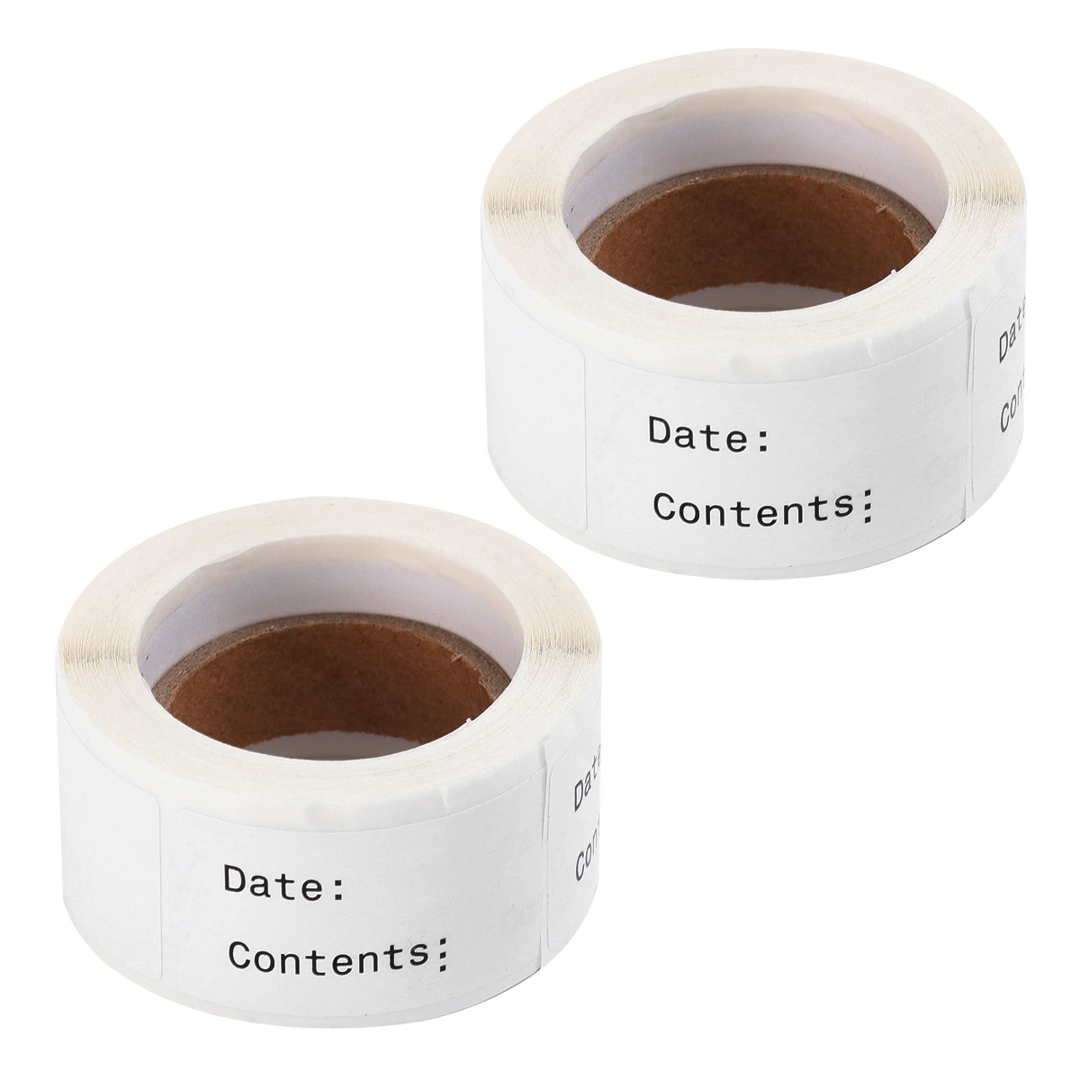 

2 Rolls Food Labels Kitchen Date Sticker Record English Paste DIY Index Classified