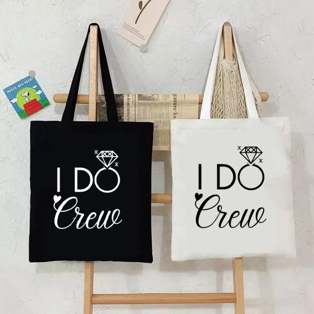 Portable Shopping Bag Canvas Tote Bag Handbag Reusable Bags Ecobag Sacs De Courses Shoper Bags for Women Shopper Cloth Custom