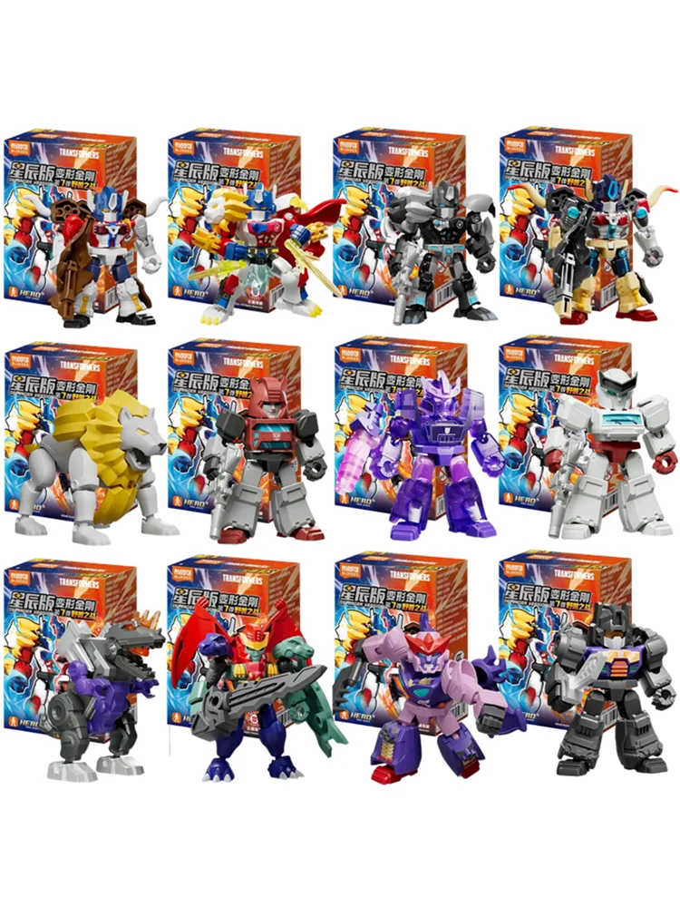 Blokees Transformers Bouwstenen Defender Versie Optimus Prime Bumblebee Robot Cartoon Anime Transformatie Collectie Speelgoed - afbeelding 2