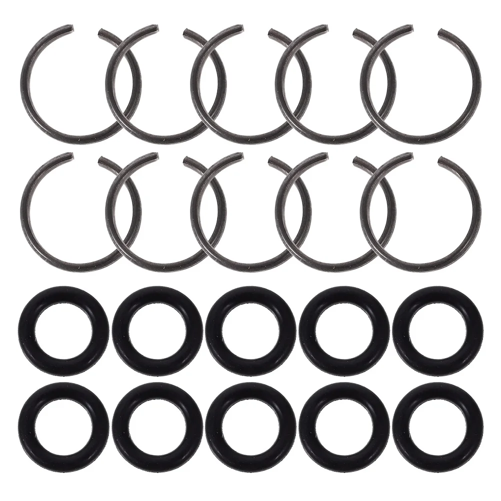 

20Sets Impact Wrench Retaining Rings O Ring Friction Ring Tool Maintenance Multifunctional Design Durable Iron Rubber Easy Use