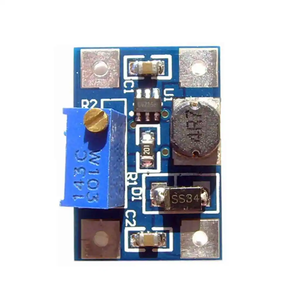 Boost Voltage 2A Current Module DC-DC Power Supply Module Adjustable Converter Regulator Step Up Overheat Protection