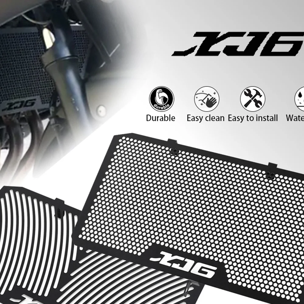 

Motorcycle Accessories For Yamaha XJ6 DIVERSION F 2009 - 2015 2016 Radiator Grille Guard Cover Protection parts XJ 6 2013 2012