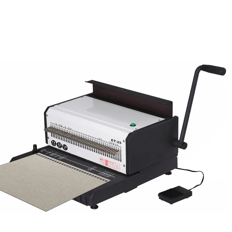 Electric iron ring binding machine double iron ring 40 hole puncher binding machine desk calendar calendar binding machine