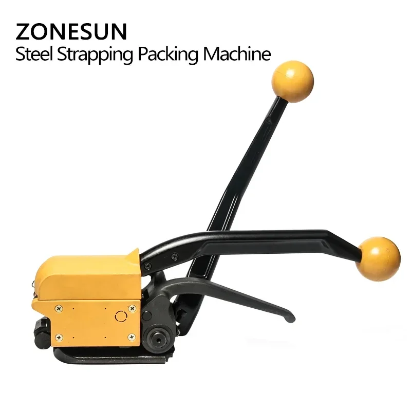 ZONESUN A333 Handheld Steel Strapping Tool Steel Band Packing Tool Steel Strip Strapping Tool With Sealer And Tensioner
