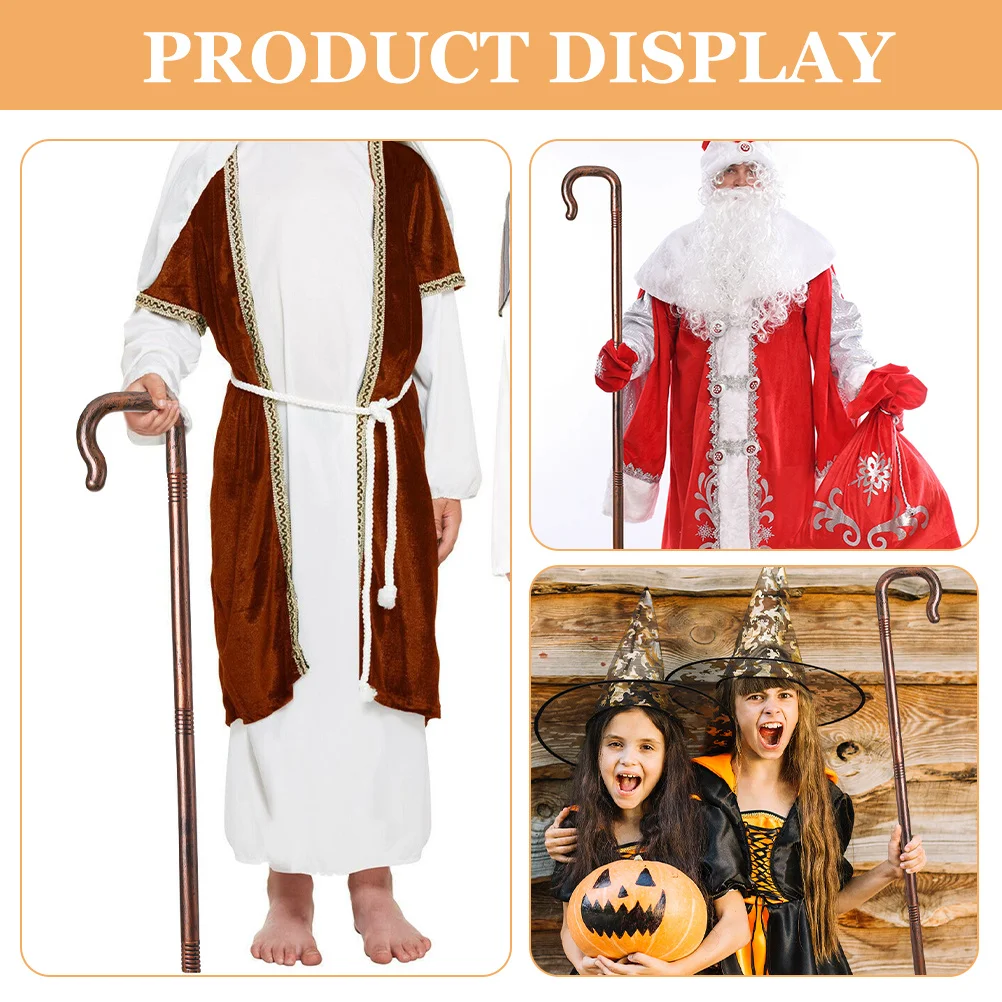 

2 шт., реквизит для костыля на Хэллоуин, реалистичный косплей, трость, вечерние принадлежности, украшение на Хэллоуин, костюм, подарок, аксессуар для сценического выступления