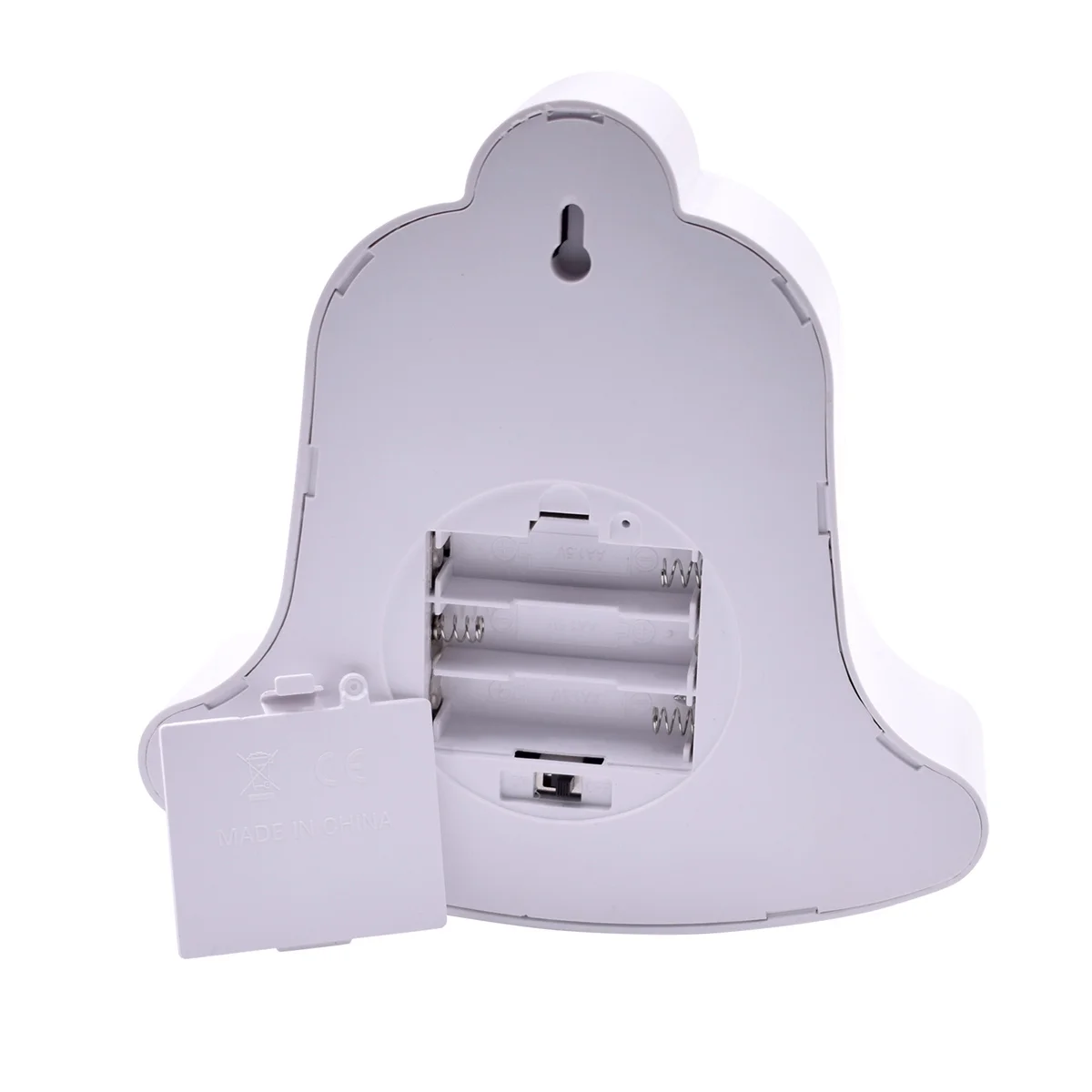 3D Creatieve Tunnellamp Bell Sign Nachtlampje voor Kerstmis Verjaardagsfeestje Kamer Woonkamer Bruiloft Decor (Wit)