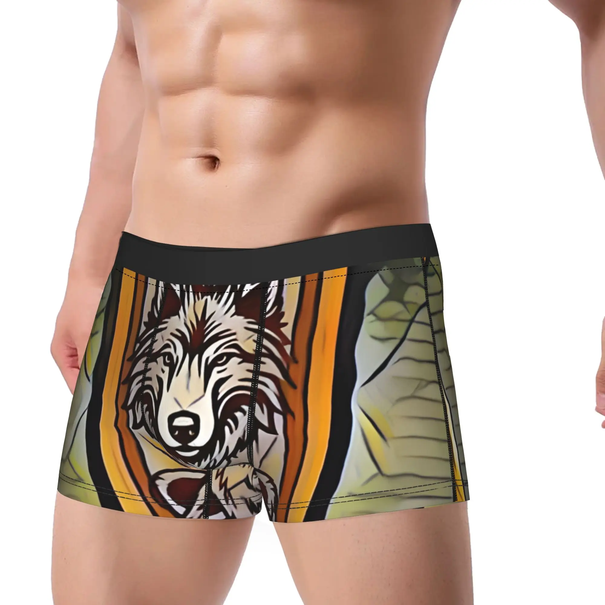 Spirit Animal Totem Pole Underpants Homme Panties Man Underwear Totem Comfortable Shorts Boxer Briefs