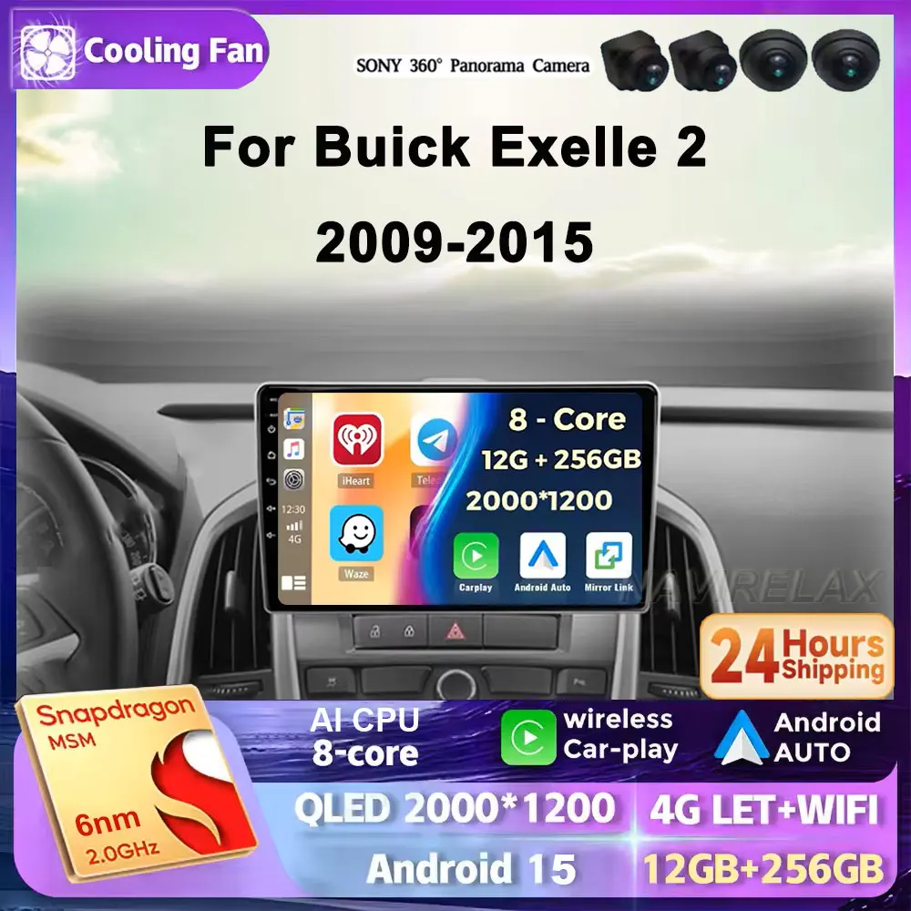 

Android 15 For Buick Excelle 2 2009 - 2015 For Opel Astra J 2009 - 2017 Car Radio Multimedia Video Player Navigation Stereo GPS
