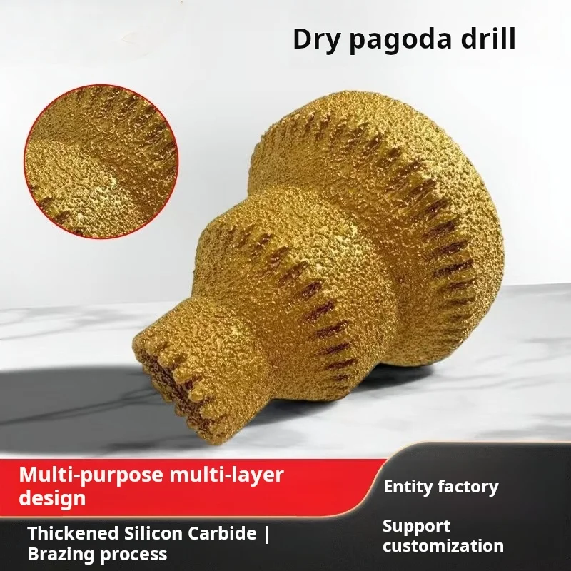 

Пилообразное ступенчатое сверло, сверло для развертывания, алмазная фаска, многоцелевое сверло для развертывания, сверло для открытия плитки, камня, пагода