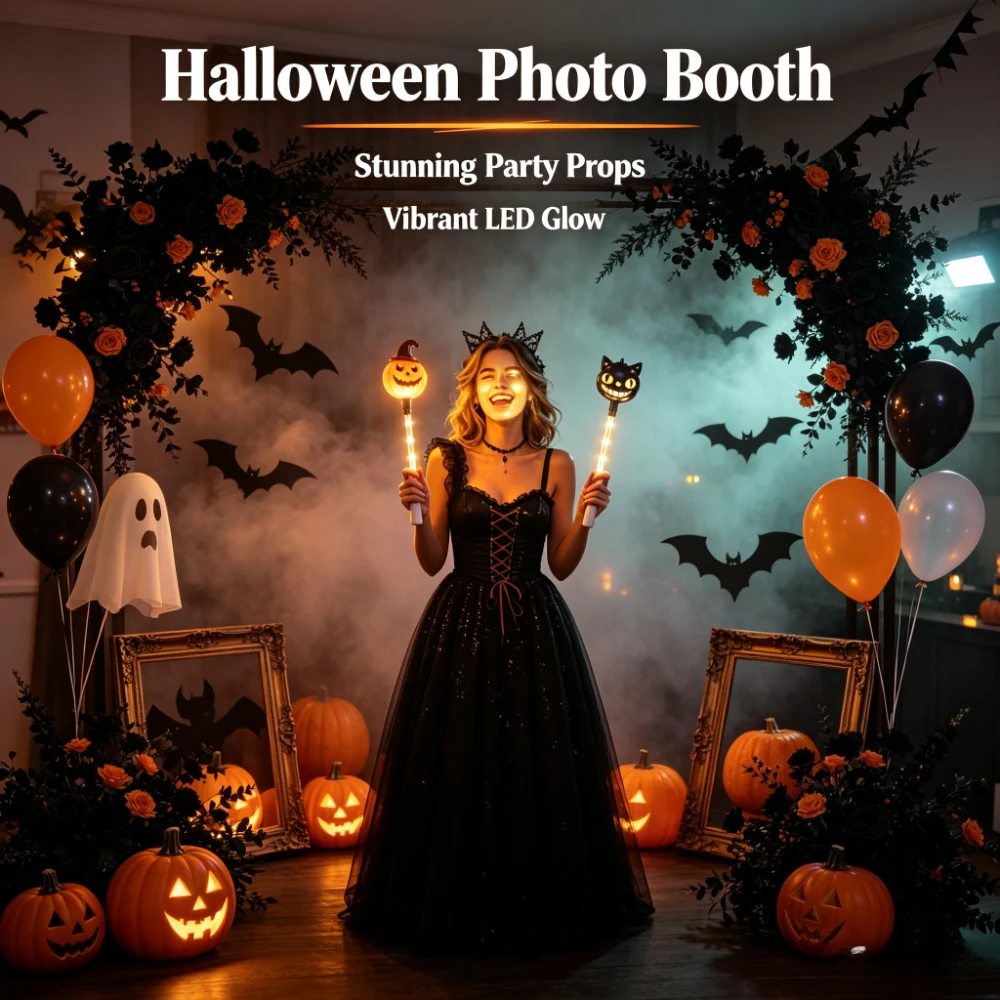 Halloween Light Up Wands LED G - Halloween Pumpkin Decor Led 评论和价格