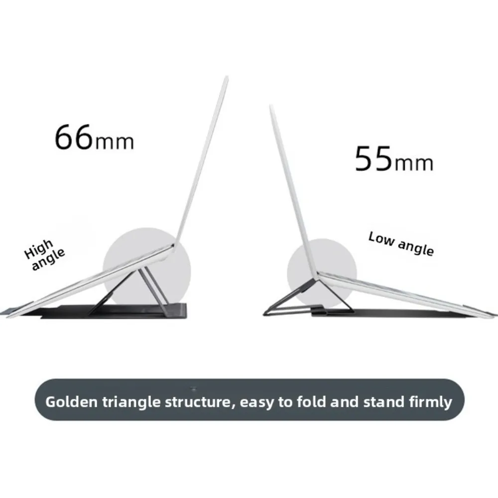 

Foldable Laptop Stand Height Adjustable Ultra-thin Laptop Holder Support Lifting Invisible Design Laptop Cooling Bracket Office