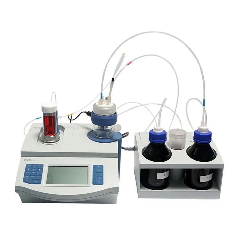 Hot Sales Cheap Cost Suitable For Measuring The Moisture Content Of Liquid Volumetric Karl Fischer Titrator PLS-ZDY-504