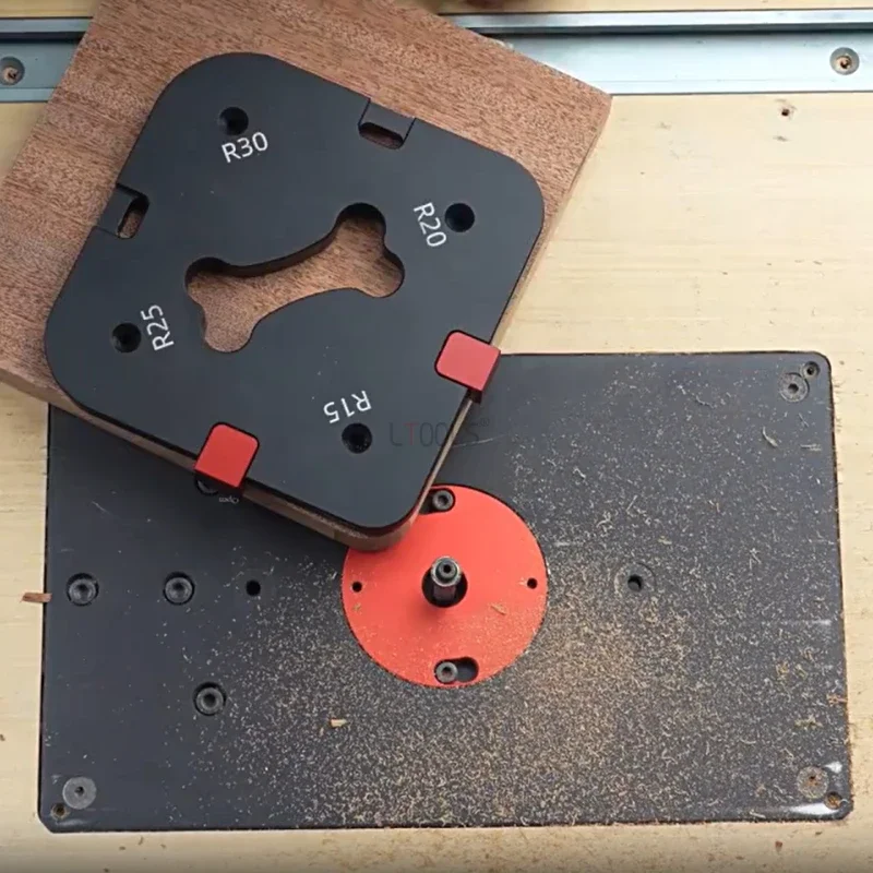 Woodworking Router Arcs Angle Positioning Template Corner Radius Routers R15-R50 Radius Jig Wood Milling Cutter Round R-corner