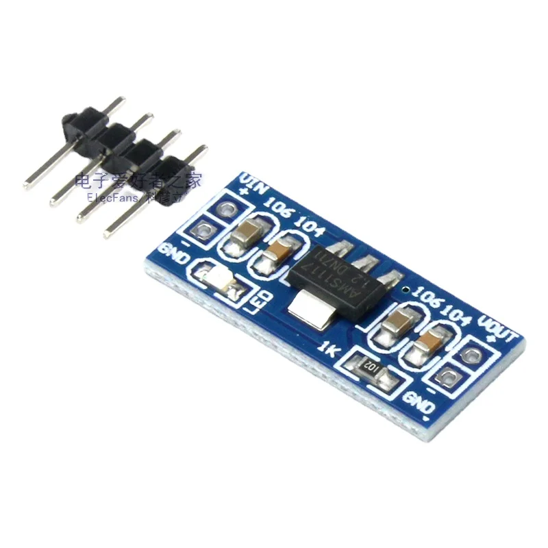 AMS1117-1.2V/1.5V/1.8V/2.5V/3.3V/5V Step-down Power Module DC DC Voltage Regulator Board