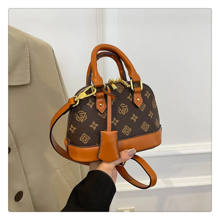 

‌ 2025 Новая женская сумка через плечо с принтом в стиле ретро, женская сумка через плечо - текстурированный кошелек с цветными блоками для повседневного использования и повседневного использования