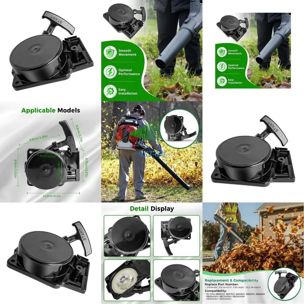 

E15A Engine Starter Assembly Nonslip Grip Ratchet Drive System Replace 576594001