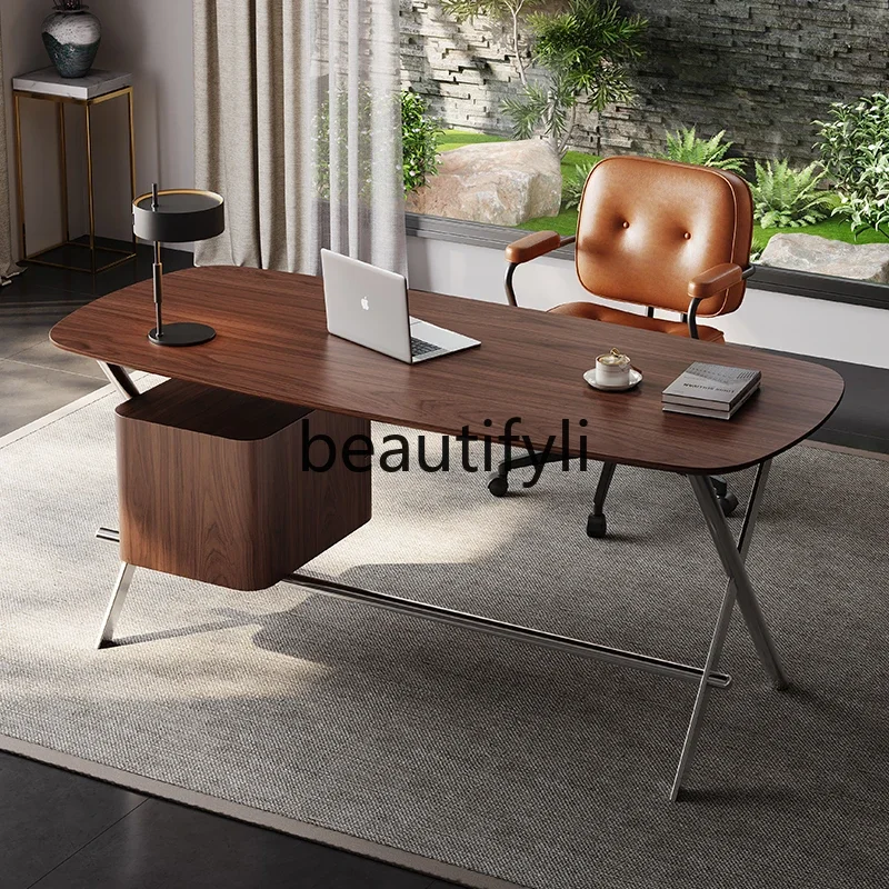 

2003Modern minimalist desk design office computer desk household light luxury high-end workbench