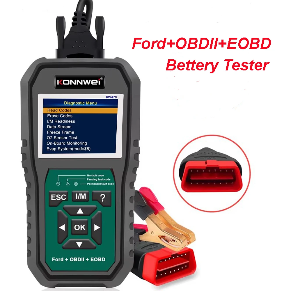 

Профессиональный сканер OBD2 KW470 Диагностический инструмент OBD2 Считыватель кодов ABS SRS Сканирование Активный лучшее тестирование Сброс масла/SAS/BMS