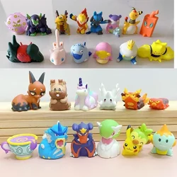 Pokmon Finger Puppetes Pikachu Gyarados Garchomp Rapidash Chewtle Action Figure Anime Peripheral Model Toys Kids Gifts