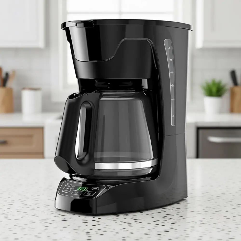 

12-Cup Programmable Coffeemaker, Black