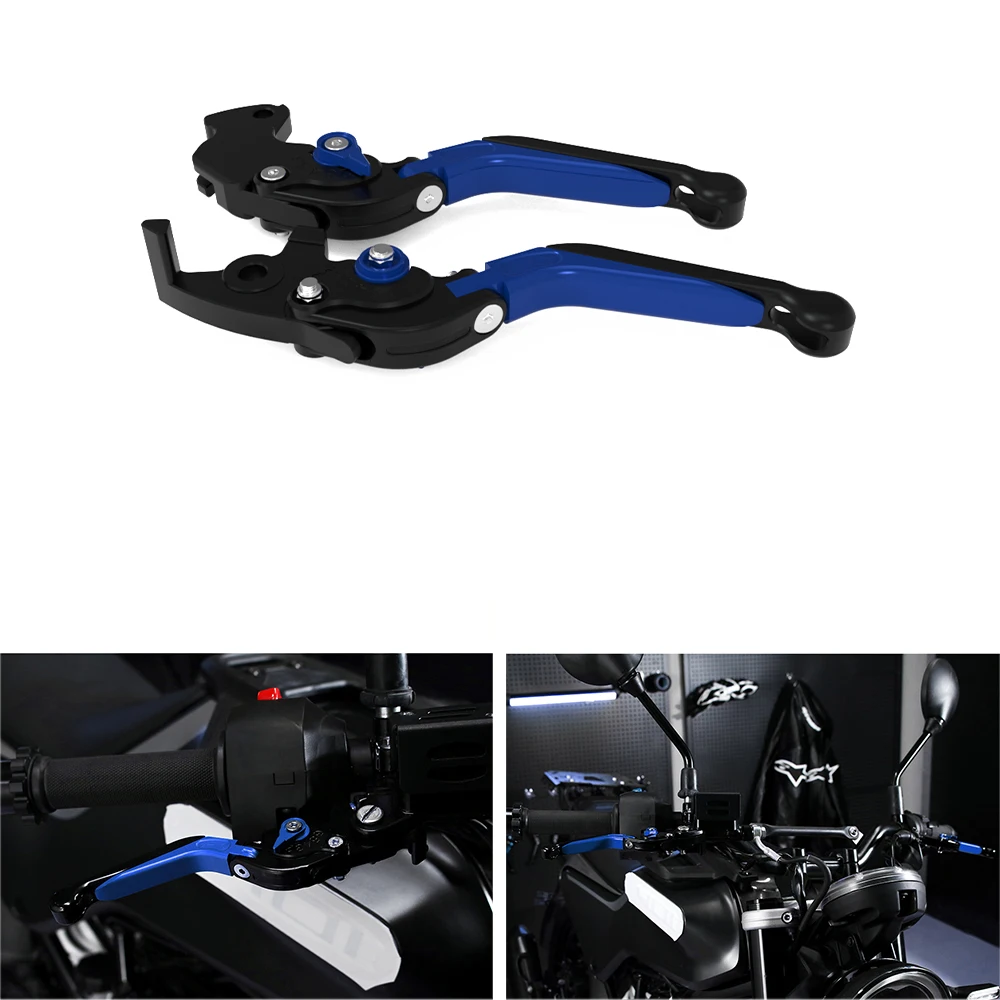 

For Kawasaki KLV1000 MZ 1000S Suzuki DL1000 V-Strom 1050/ DE SV1000S TL1000R Brake Clutch Levers Adjustable Foldable Extendable